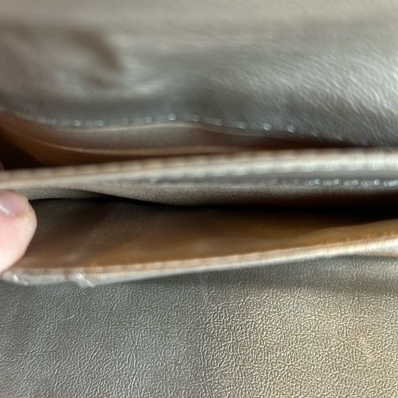 Nine West Red Leather Wallet with Silver Zipper Detail - Picture 10 of 11